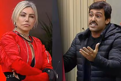 Liziane e hadad em uma montagem na a grande conquista
