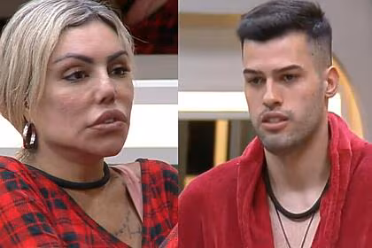 Liziane e kaio em uma montagem na a grande conquista