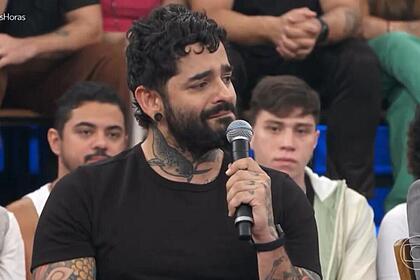 Lucas Fresno emocionado em participação no Altas Horas