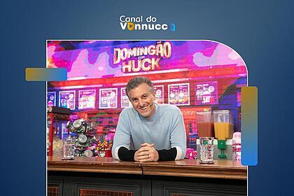 Luciano Huck na arte da da Coluna do Vannucci
