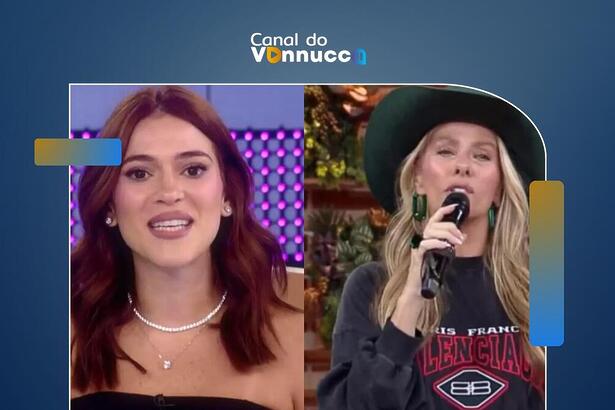 Ana Clara e Galisteu na arte da Coluna diária no Canal do Vannucci