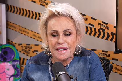 Ana maria braga durante entrevista ao podpah