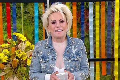 Ana Maria Braga sorrindo no Mais Você