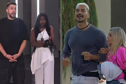 Brenno e kaio, juntamente com edlaine e lizi, em treta na a grande conquista
