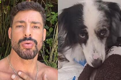 Cauã Reymond e Shakira em uma montagem