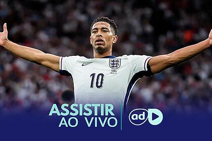 Bellingham na arte onde assistir ao jogo Dinamarca x Inglaterra, pela Eurocopa