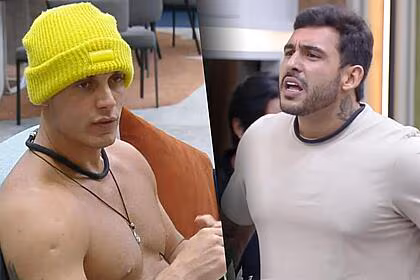 Fellipe e hadad em uma montagem na a grande conquista