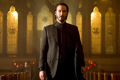 Keanu Reeves no trecho do filme John Wick - De Volta Ao Jogo