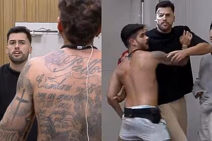 Kaio e guipa em trechos da treta do creme na cara na a grande conquista