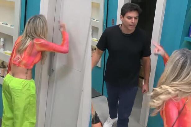 Lizi e Brunoem trechos da treta de A Grande Conquista