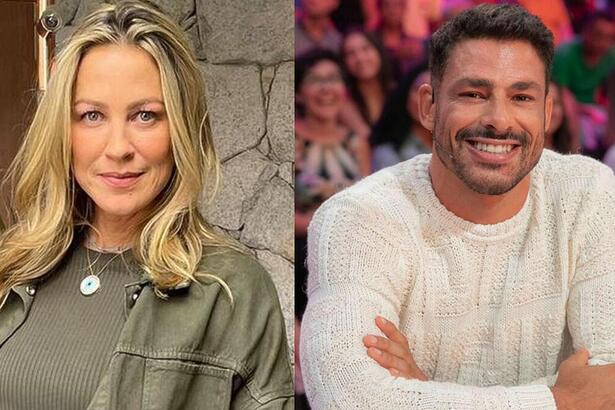 Luana Piovani e Cauã Reymond em uma montagem