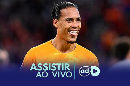 Van Dijk na arte onde assistir ao jogo Polônia x Holanda, pela Eurocopa