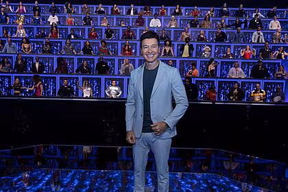 Rodrigo faro e o painel de jurados na final canta comigo