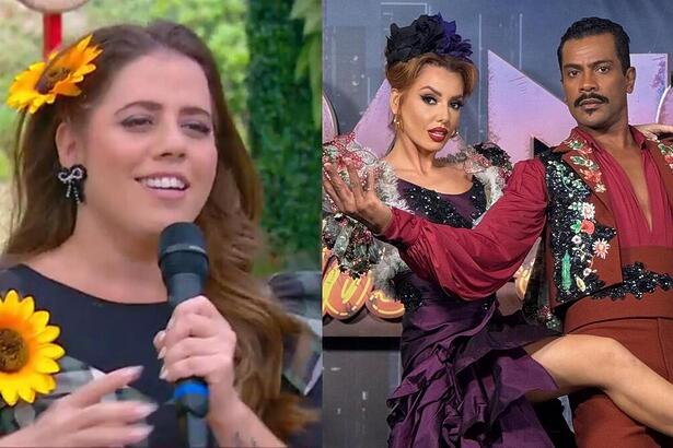 Tati Machado, Samuel de Assis e Larissa em uma montagem