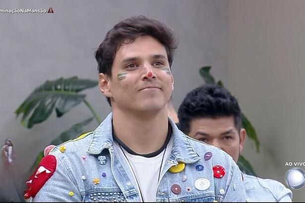 Bruno Cardoso triste após resultado da eliminação no A Grande conquista