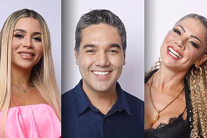 Taty pink, fernando sampaio e catia paganote em montagem de zona de risco da mansão do a grande conquista 2