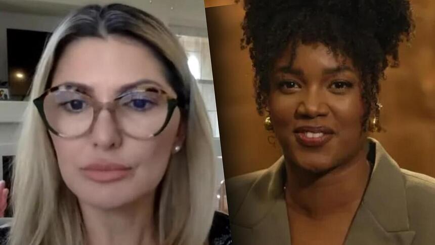 Antonia Fontenelle e IZA em uma montagem