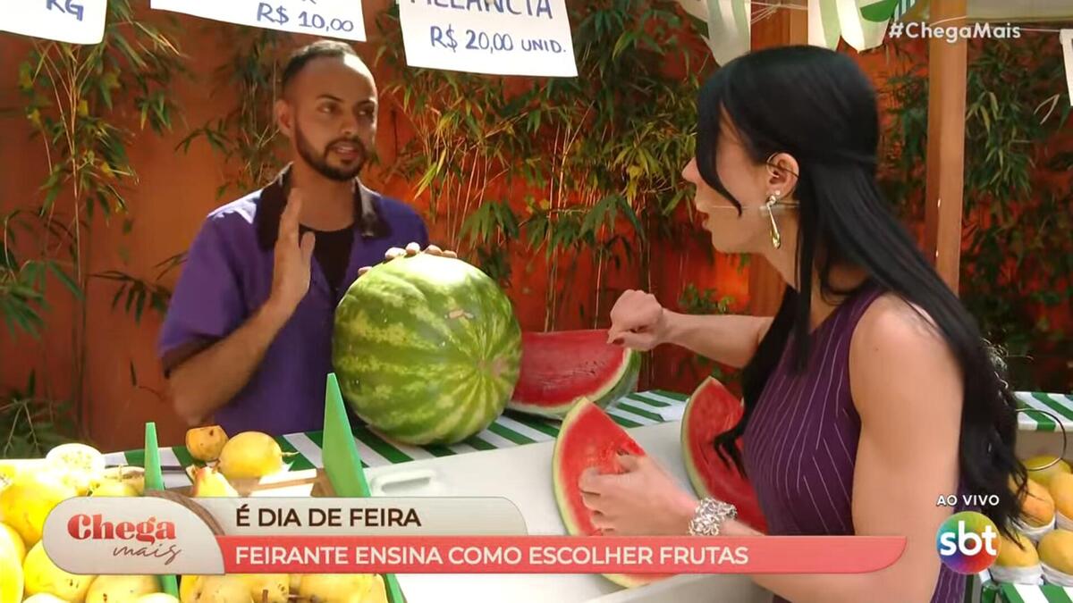 Michelle Barros na pauta da feira no Chega Mais