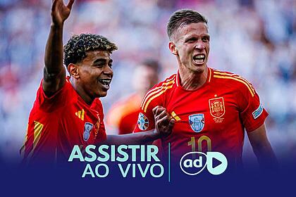 Lamine Yamal na arte onde assistir ao jogo Espanha x França, pela Eurocopa