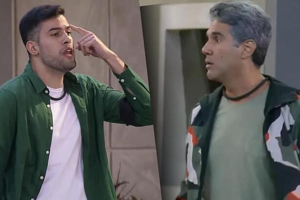 Kaio e Fernando em trecho de treta na A Grande Conquista