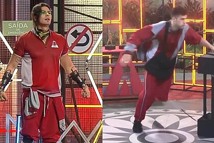 Rambo e kaio em trecho da prova final de a grande conquista 2