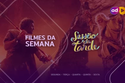 Cena do filme Fúria de Titãs 2 na arte dos filmes da semana na Sessão da Tarde