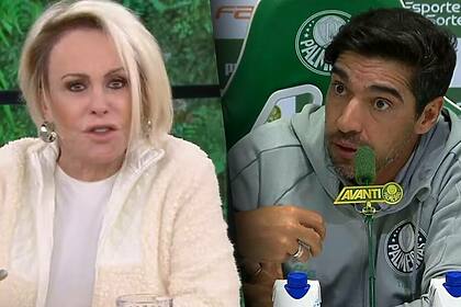 Ana Maria Braga e Abel Ferreira em uma montagem