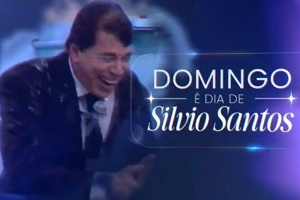 Arte do especial Domingo é dia de Silvio Santos, exibido pelo SBT