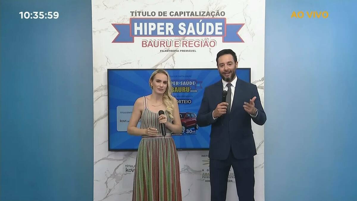 SBT Central exibindo um sorteio local