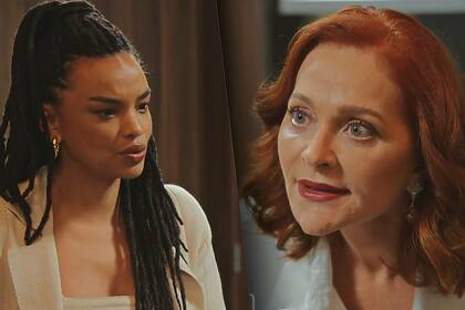 Brenda confronta paulina em seu escritório e grita com a ex-mulher de tom em cena da novela família é tudo