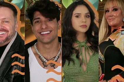 Albert, Caue, Giselly e Vivi na arte de A Fazenda 16