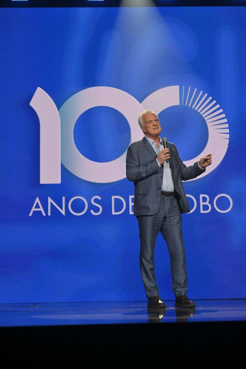 Pedro Bial apresenta o documentário dos 100 anos do O Globo