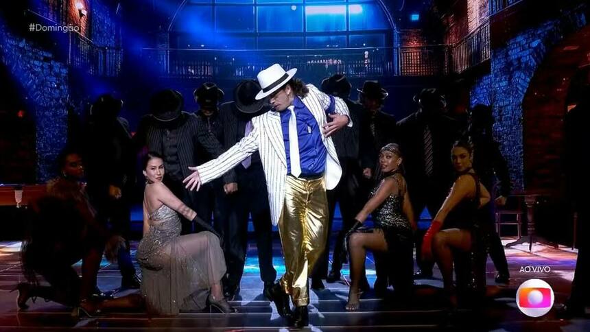 Whindersson Nunes vestido de Michael Jackson na Batalha do Lip Sync