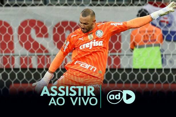 Weverton na arte onde assistir ao jogo Atlético/GO x Palmeiras