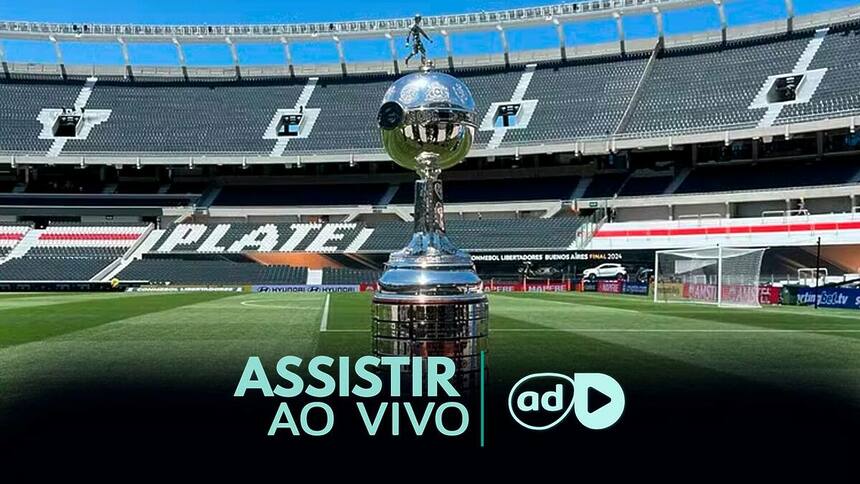 Taça da Libertadores, na arte onde assistir ao jogo Atlético-MG x Botafogo, pela grande final