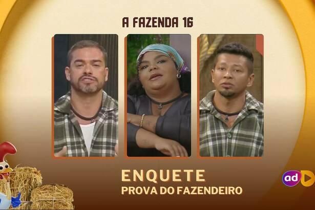Sidney, Flora e Gilsão sentados no banquinho da 11ª Roça de A Fazenda 16