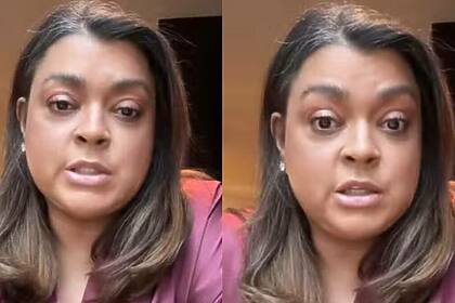 Preta Gil em trechos de gravações nos stories do Instagram