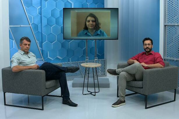 Guilherme Machado e Renato Dias em trecho do Aparecida Debate