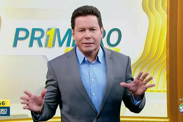 Marcão do Povo no cenário do Primeiro Impacto