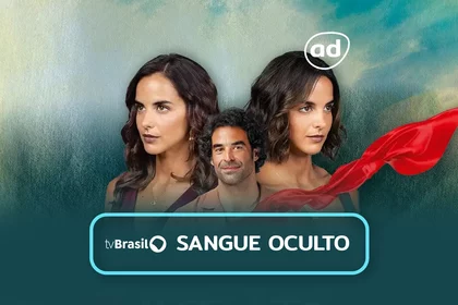 Protagonistas na arte da novela Sangue Oculto
