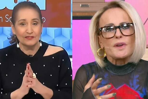 Sonia Abrão e Ana Maria Braga em uma montagem
