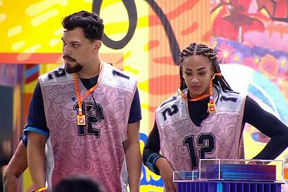 Líderes Vinicius e Aline na definição VIP e Xepa do BBB 25