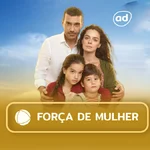 Protagonistas na arte do resumo de Força de Mulher