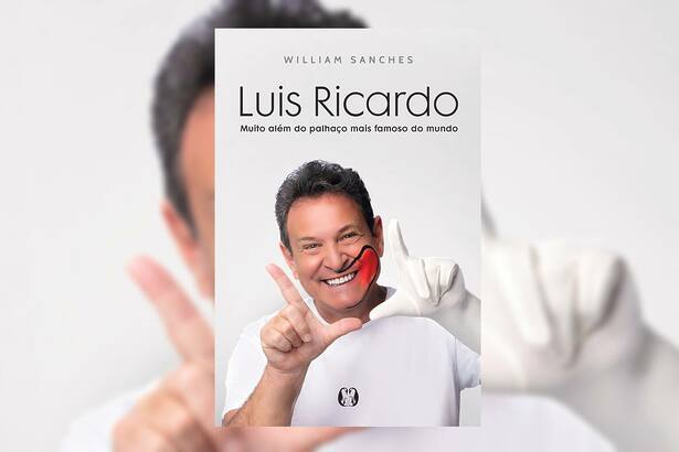luis ricardo na capa do seu livro