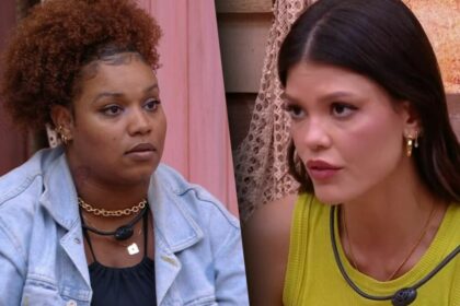 Camilla e Vitória Strada em uma montagem no BBB 25