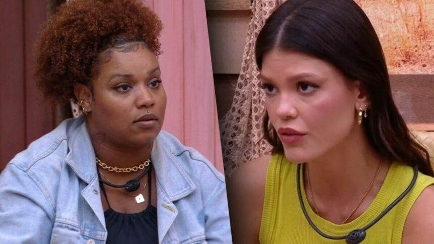 Camilla e Vitória Strada em uma montagem no BBB 25