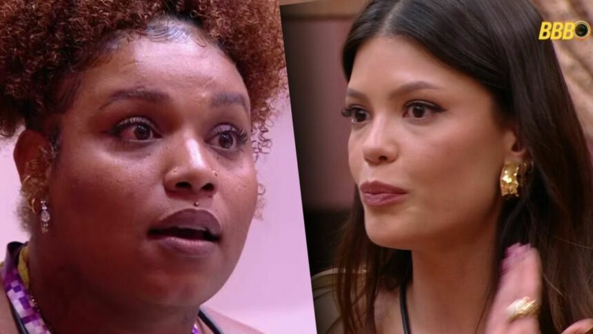 Camilla e Vitória Strada em uma montagem na treta do BBB 25
