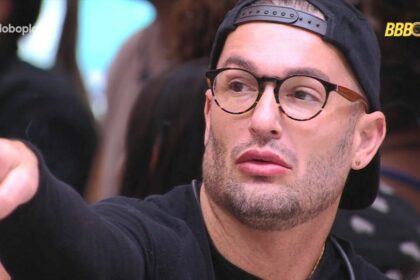 Diego Hypolito na sala do BBB 25