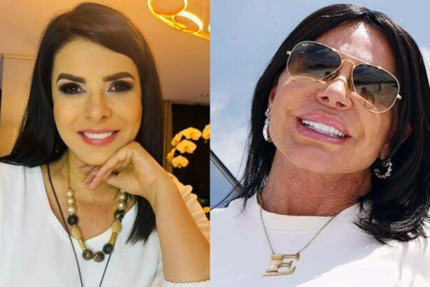 Mara Maravilha e Gretchen em uma montagem