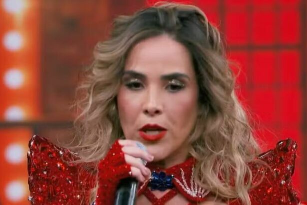 Wanessa Camargo participando do Domingão